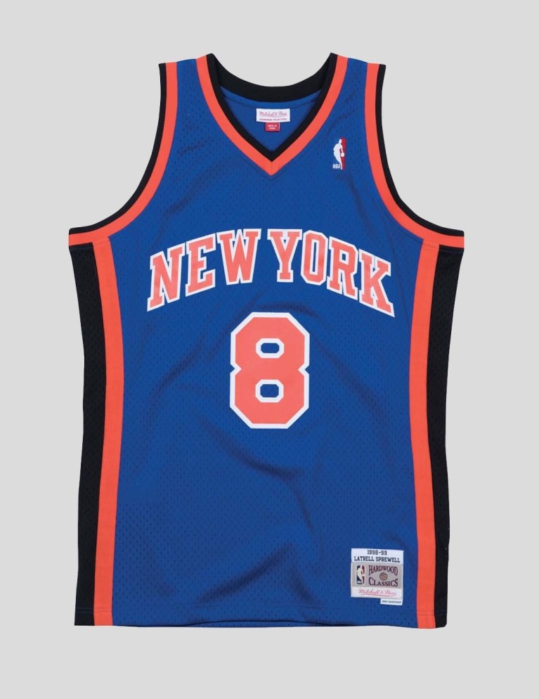 T-shirt MITCHELL & NESS ny knicks 1998- 99 latrell sprewell swingman royal